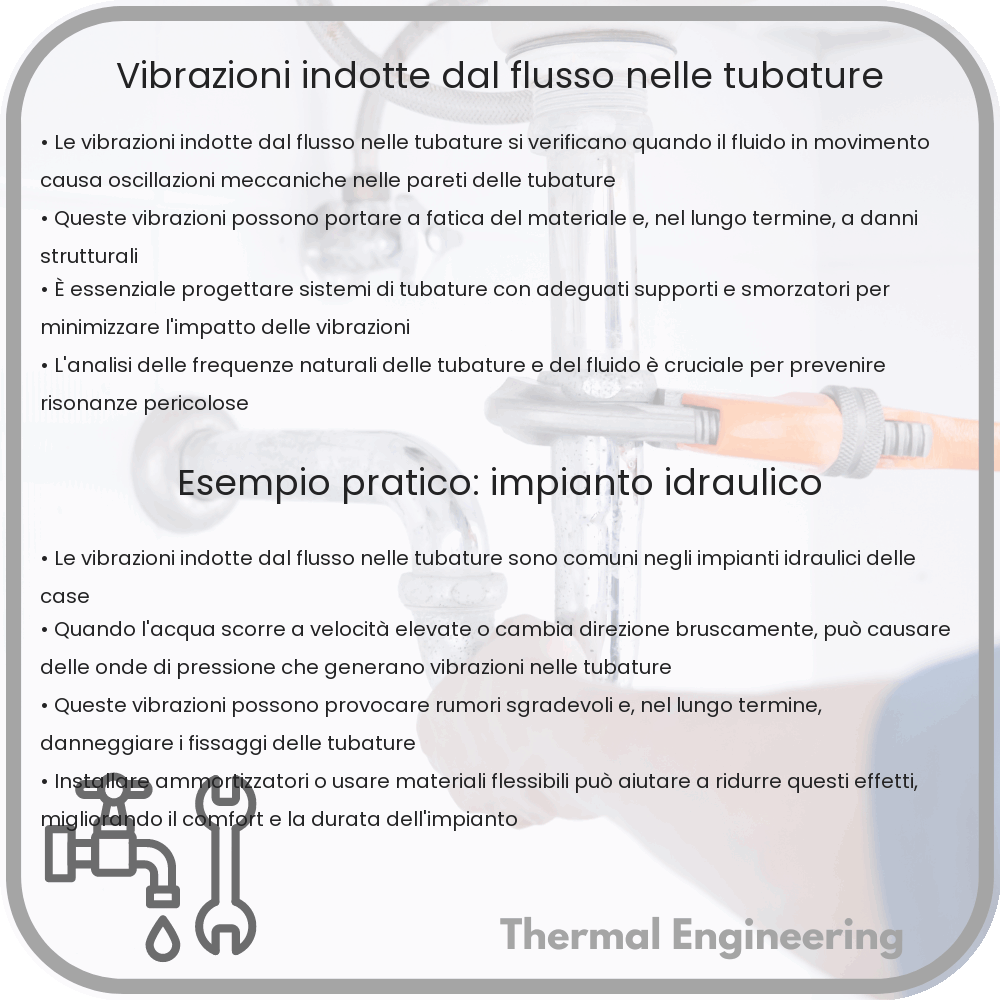 Vibrazioni indotte dal flusso nelle tubature