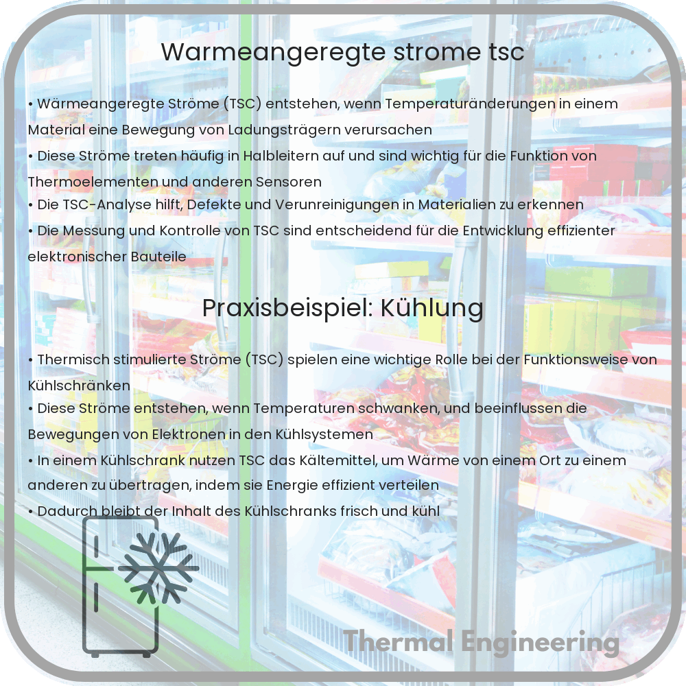 Wärmeangeregte Ströme (TSC)
