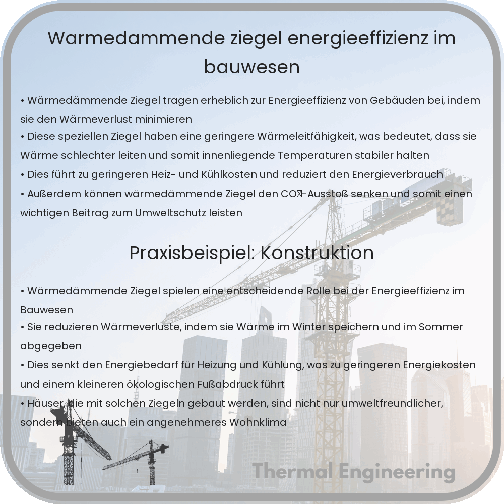 Wärmedämmende Ziegel | Energieeffizienz im Bauwesen