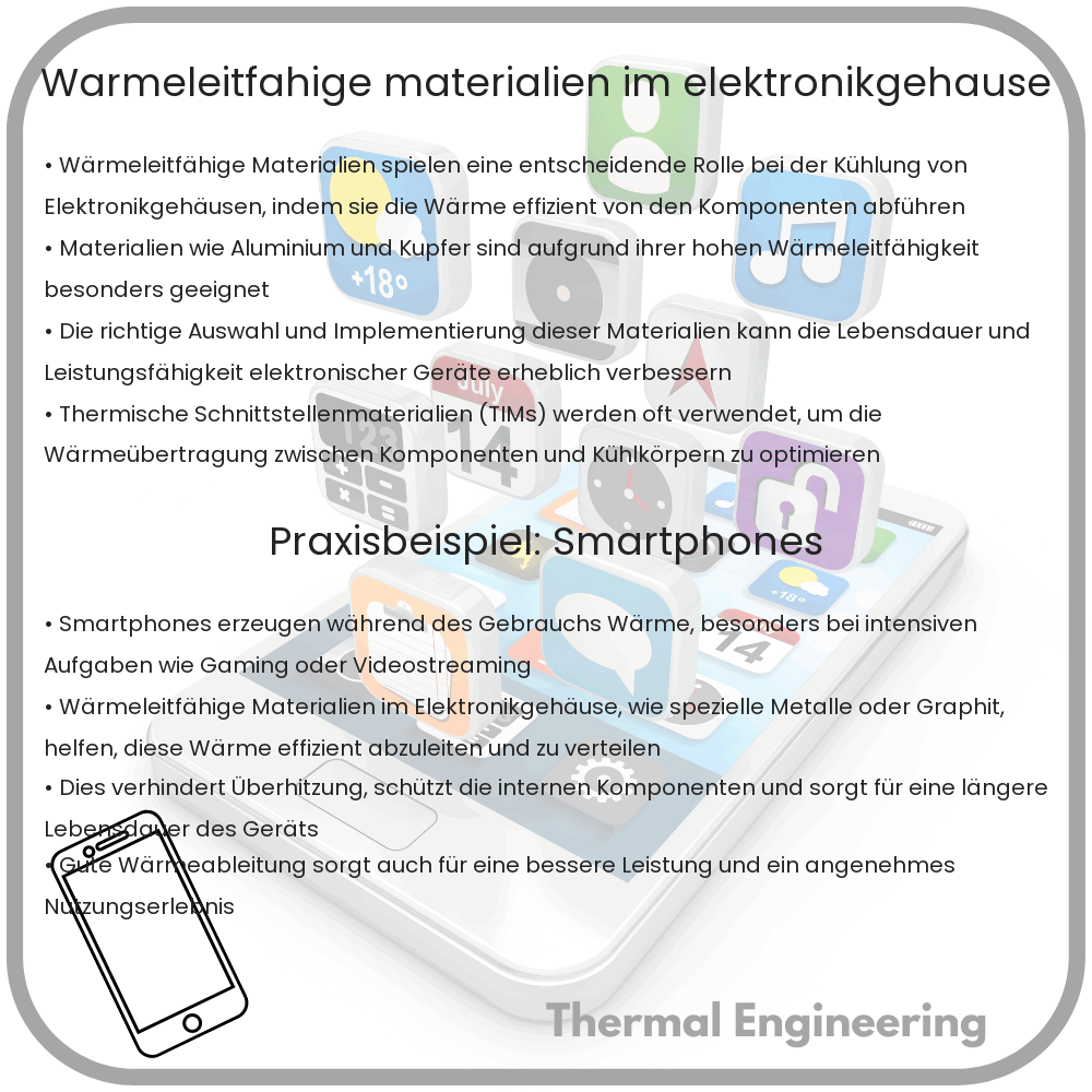 Wärmeleitfähige Materialien im Elektronikgehäuse