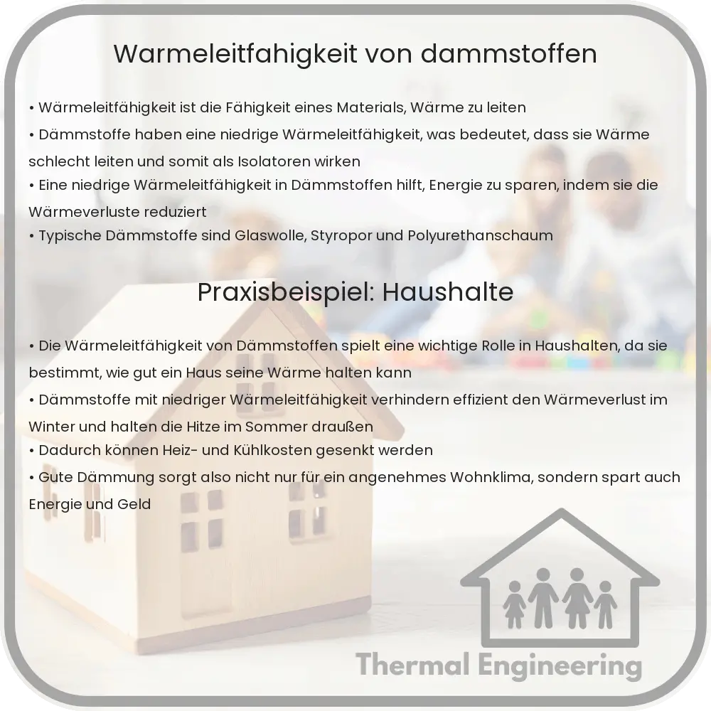 Wärmeleitfähigkeit von Dämmstoffen
