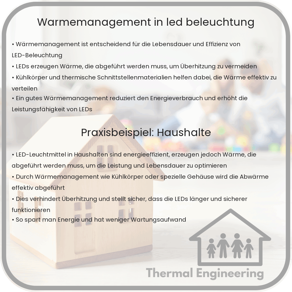 Wärmemanagement in LED-Beleuchtung