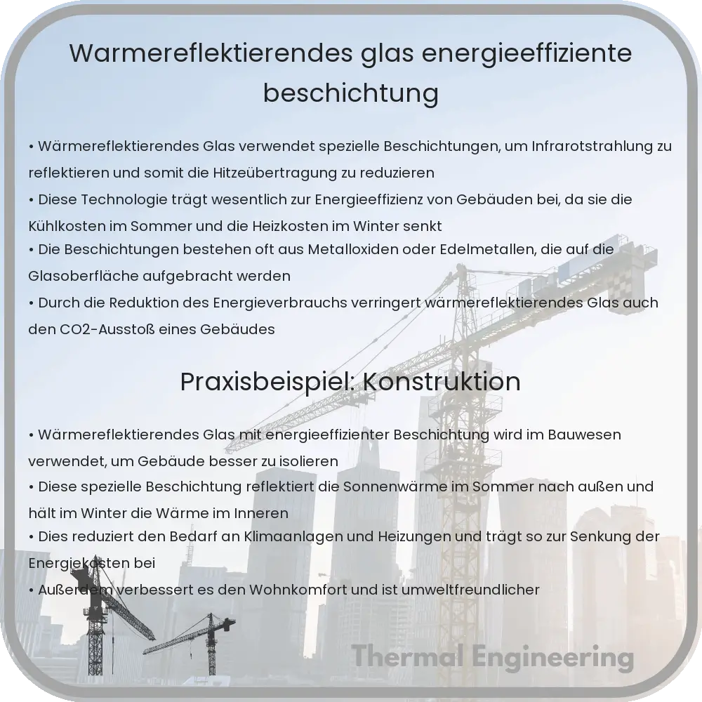 Wärmereflektierendes Glas | Energieeffiziente Beschichtung