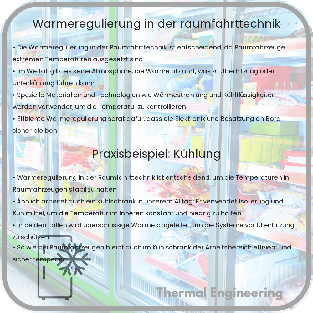 Wärmeregulierung in der Raumfahrttechnik