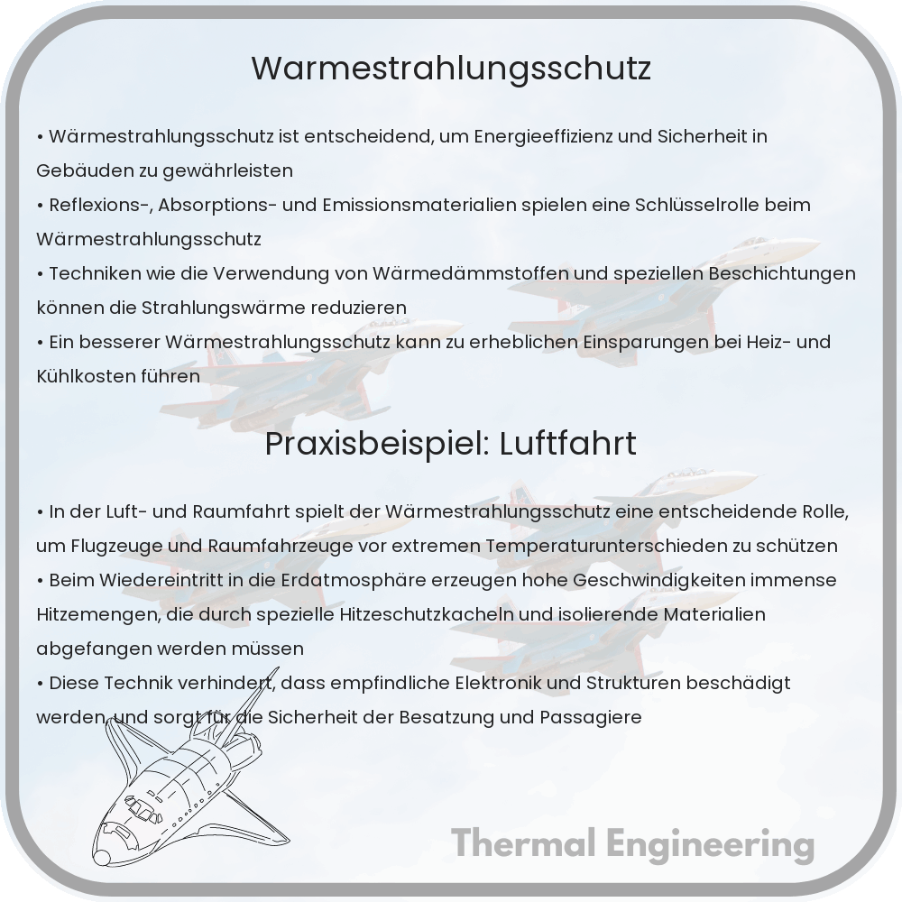 Wärmestrahlungsschutz