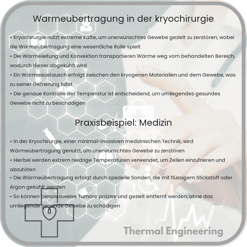 Wärmeübertragung in der Kryochirurgie