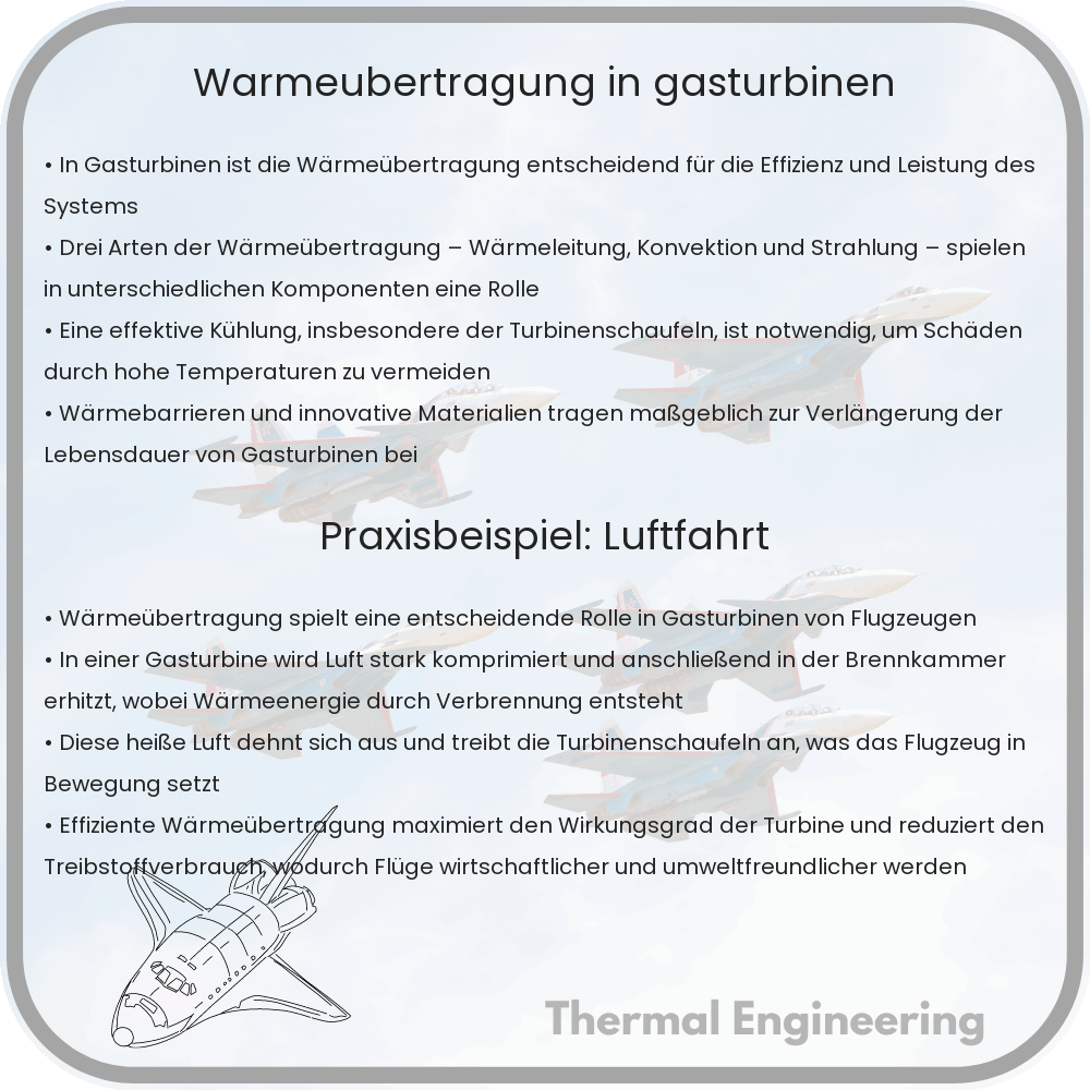 Wärmeübertragung in Gasturbinen