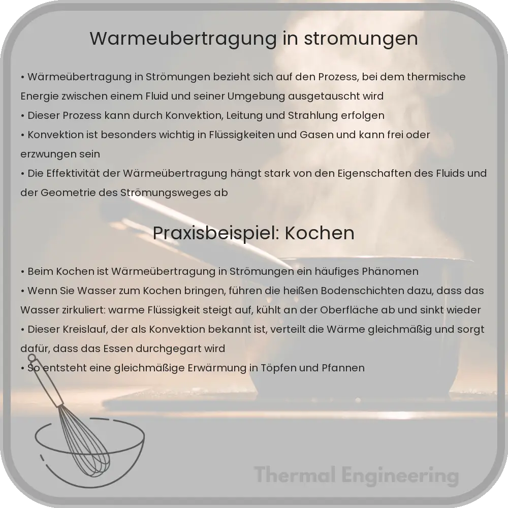 Wärmeübertragung in Strömungen