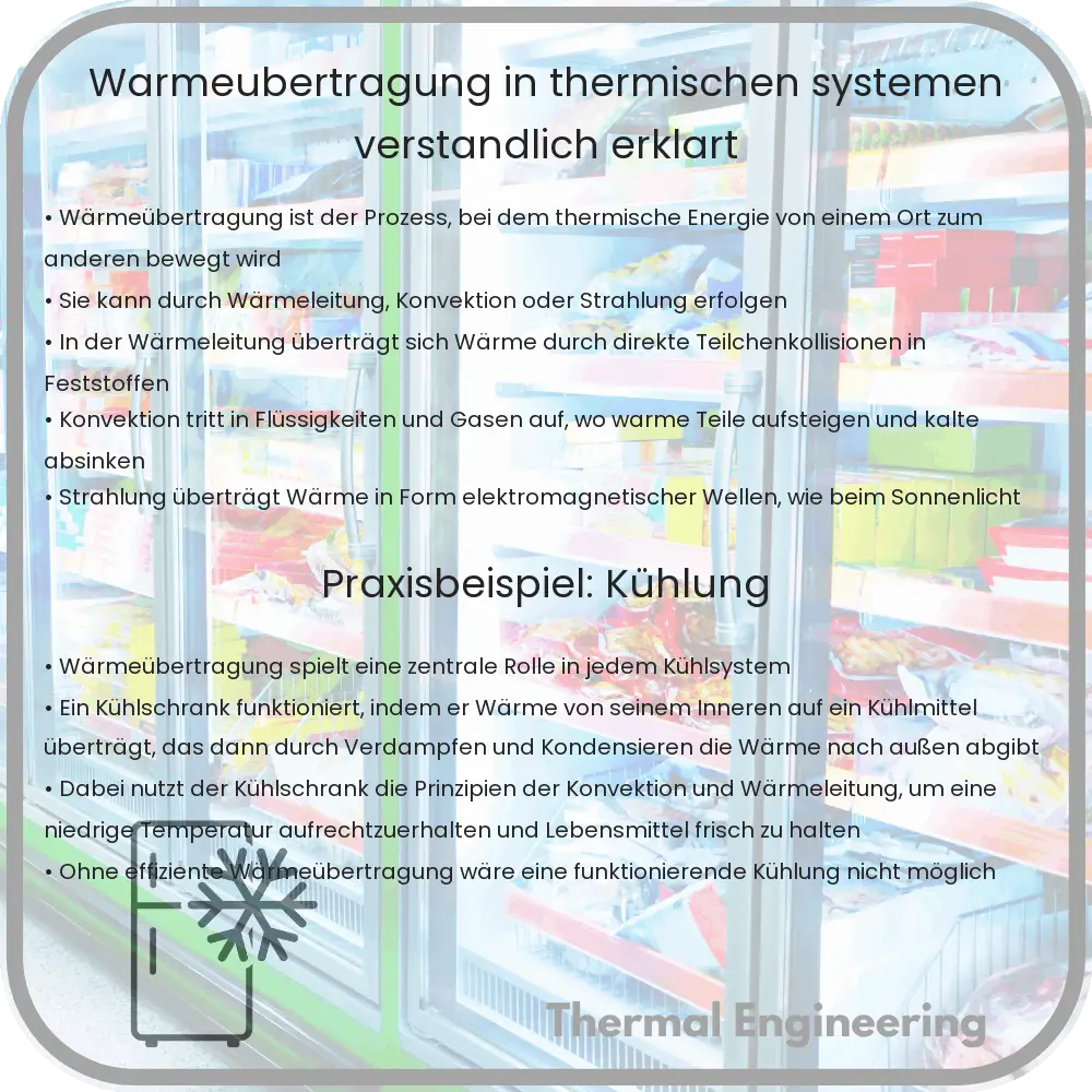 Wärmeübertragung in thermischen Systemen verständlich erklärt