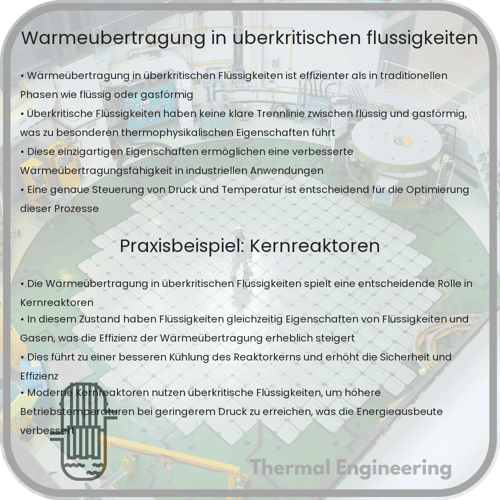 Wärmeübertragung in überkritischen Flüssigkeiten