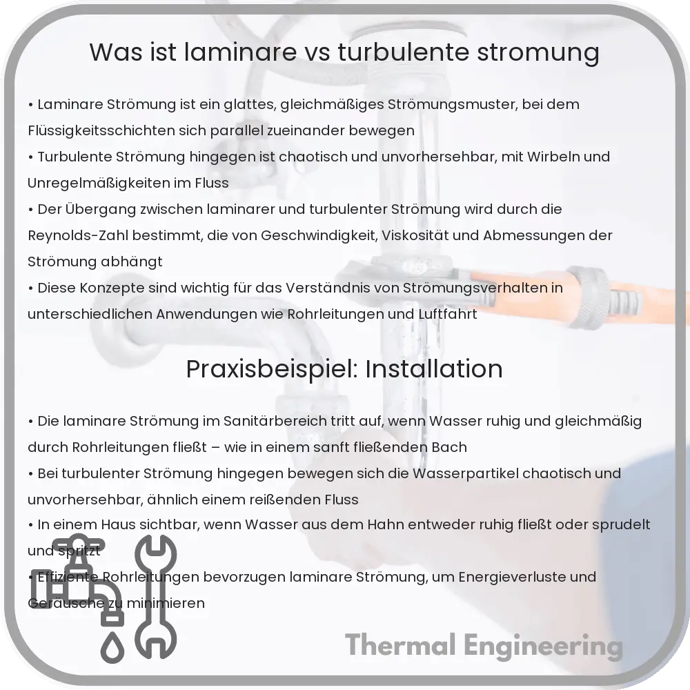 Was ist Laminare vs. Turbulente Strömung?