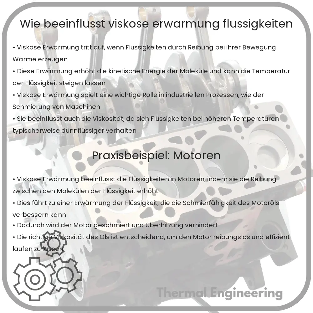 Wie Beeinflusst Viskose Erwärmung Flüssigkeiten?