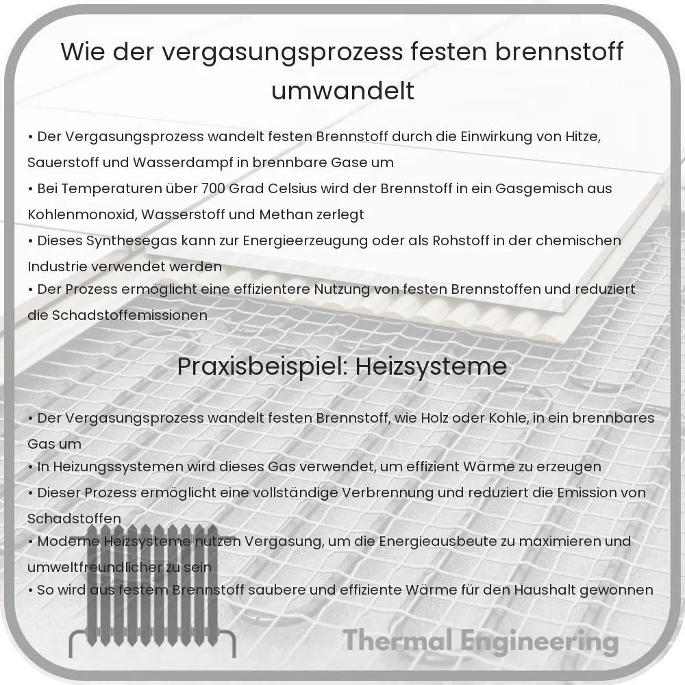 Wie der Vergasungsprozess festen Brennstoff umwandelt