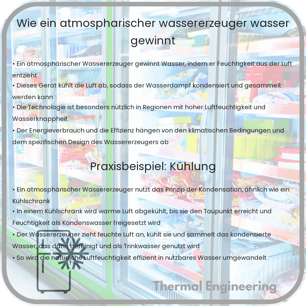 Wie ein atmosphärischer Wassererzeuger Wasser gewinnt