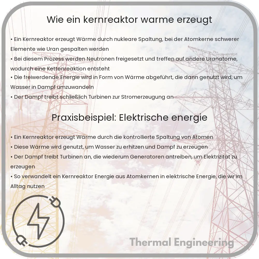 Wie ein Kernreaktor Wärme erzeugt