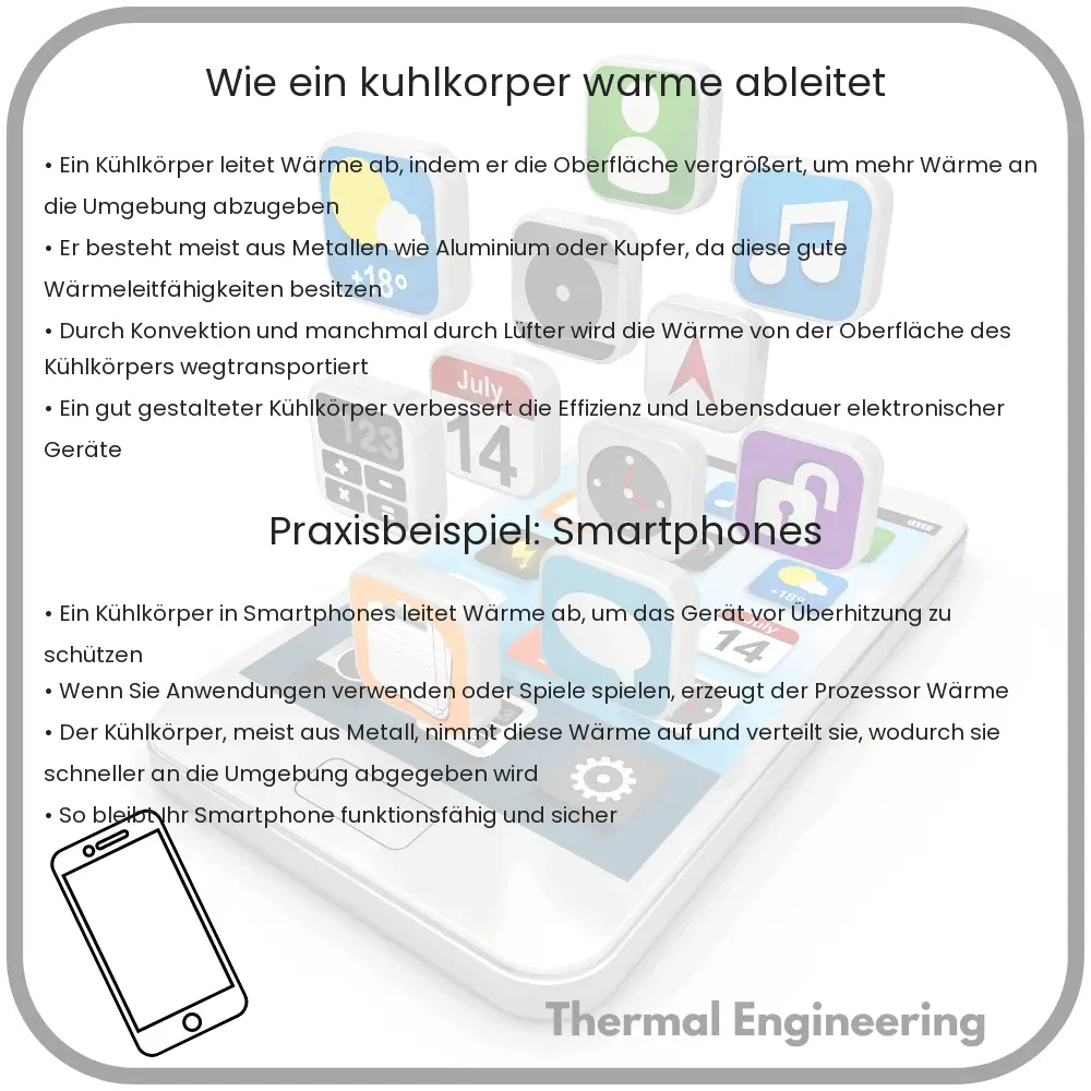 Wie ein Kühlkörper Wärme ableitet