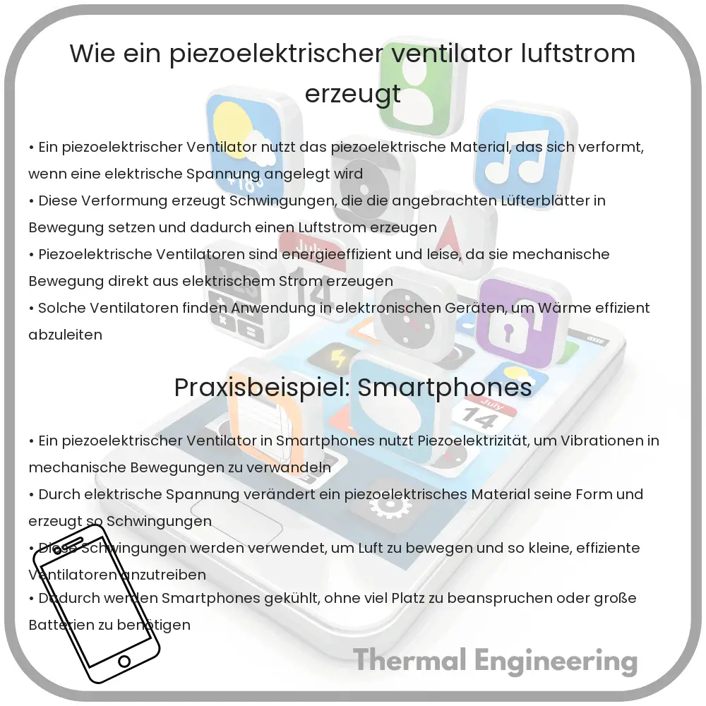 Wie ein piezoelektrischer Ventilator Luftstrom erzeugt