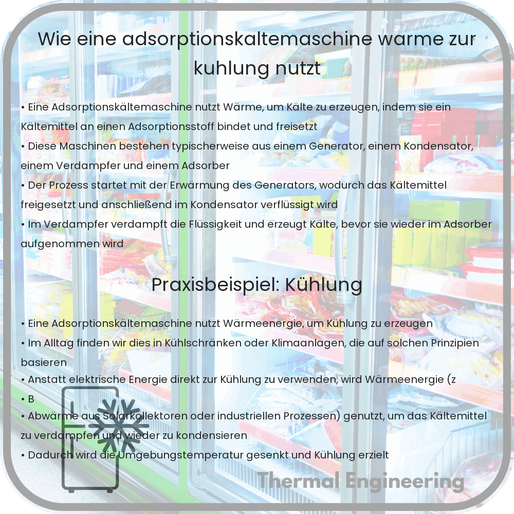 Wie eine Adsorptionskältemaschine Wärme zur Kühlung nutzt