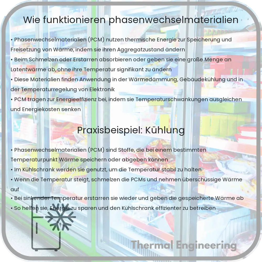 Wie funktionieren Phasenwechselmaterialien?