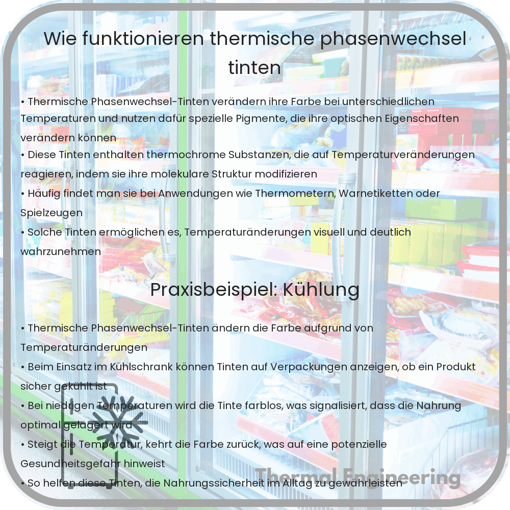Wie funktionieren thermische Phasenwechsel-Tinten?