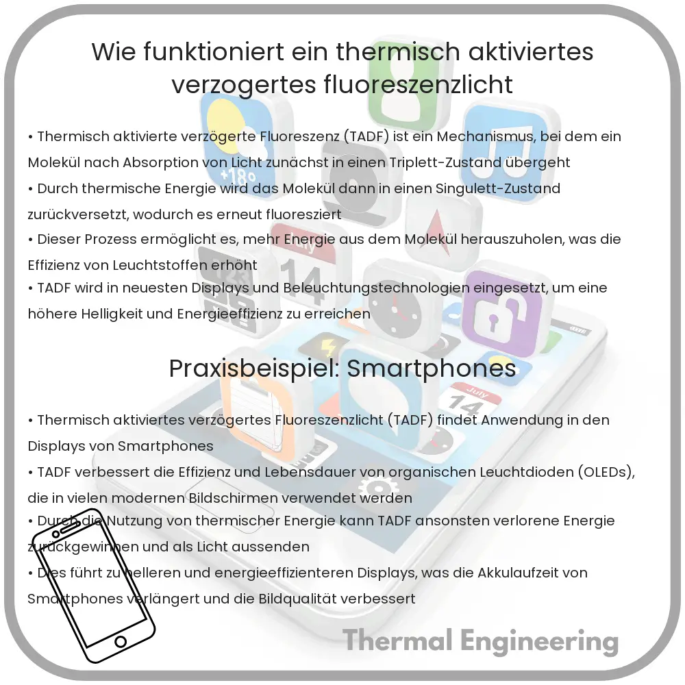 Wie funktioniert ein thermisch aktiviertes verzögertes Fluoreszenzlicht?