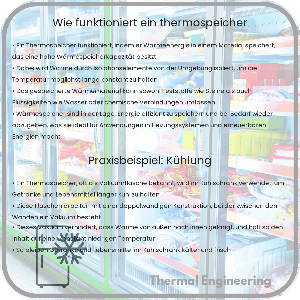 Wie funktioniert ein Thermospeicher?