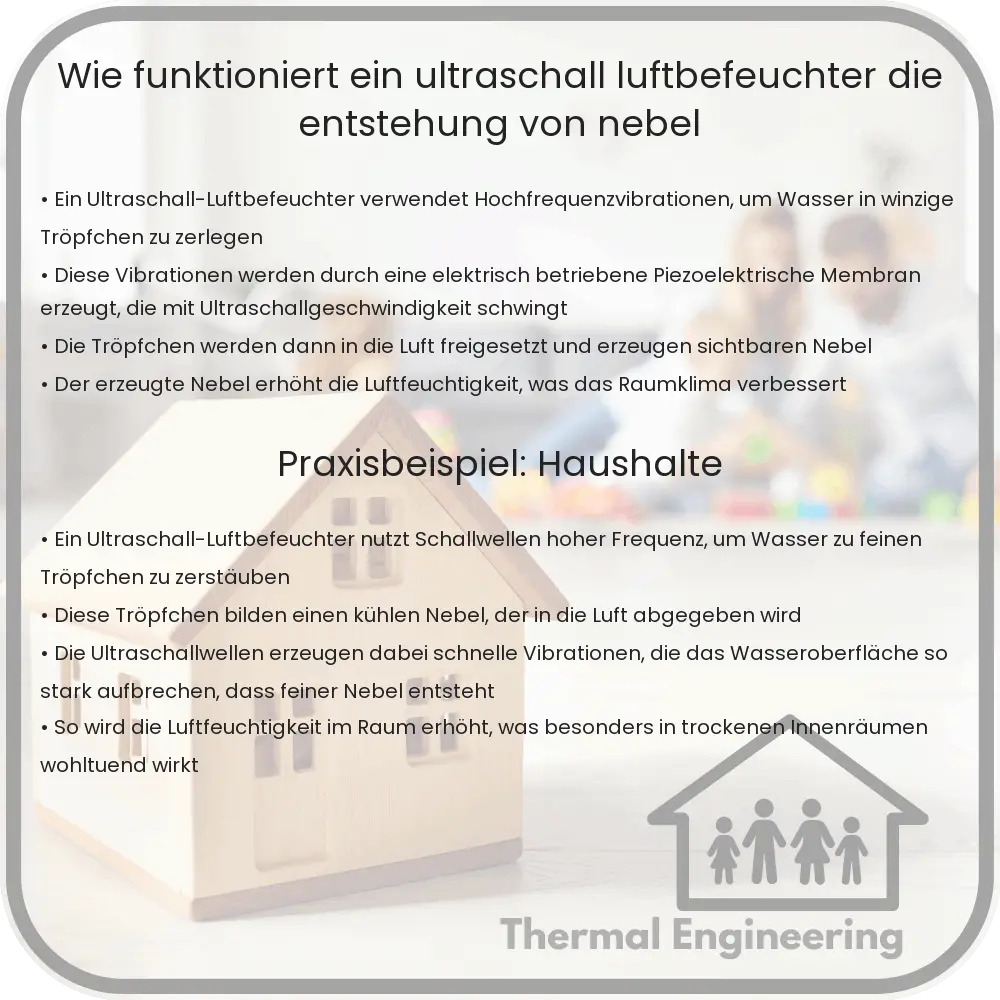 Wie funktioniert ein Ultraschall-Luftbefeuchter: Die Entstehung von Nebel