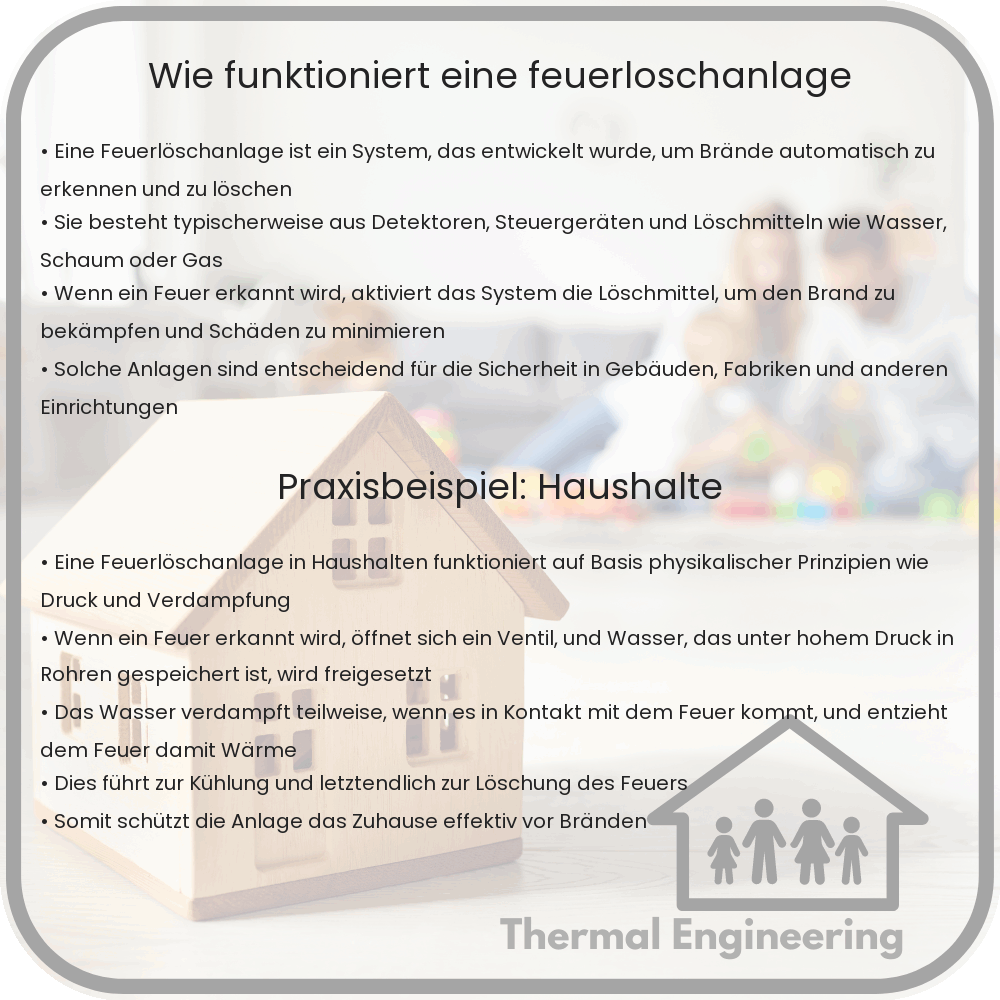 Wie funktioniert eine Feuerlöschanlage?