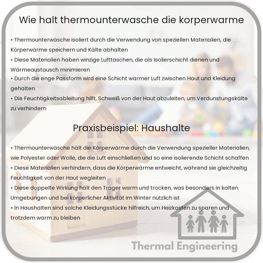 Wie hält Thermounterwäsche die Körperwärme?