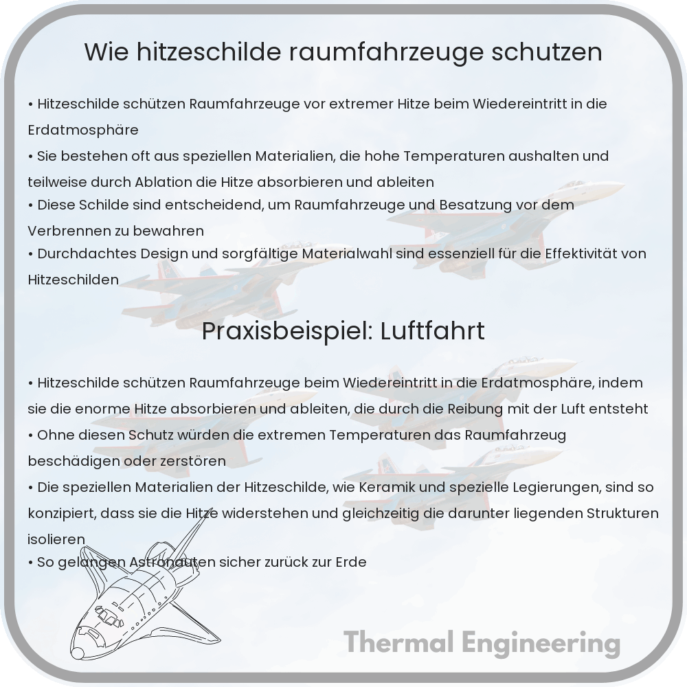Wie Hitzeschilde Raumfahrzeuge Schützen