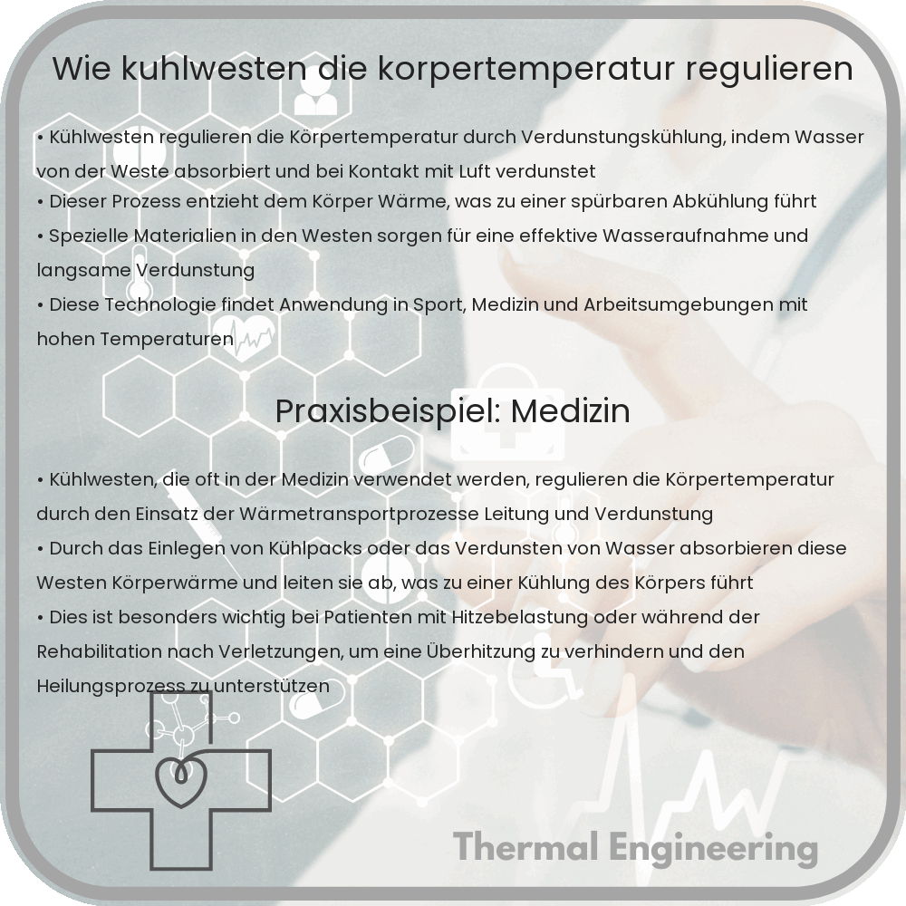 Wie Kühlwesten die Körpertemperatur regulieren