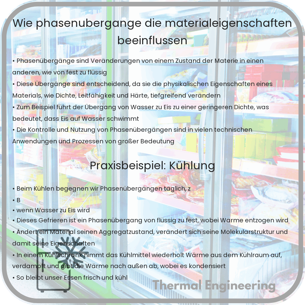 Wie Phasenübergänge die Materialeigenschaften beeinflussen