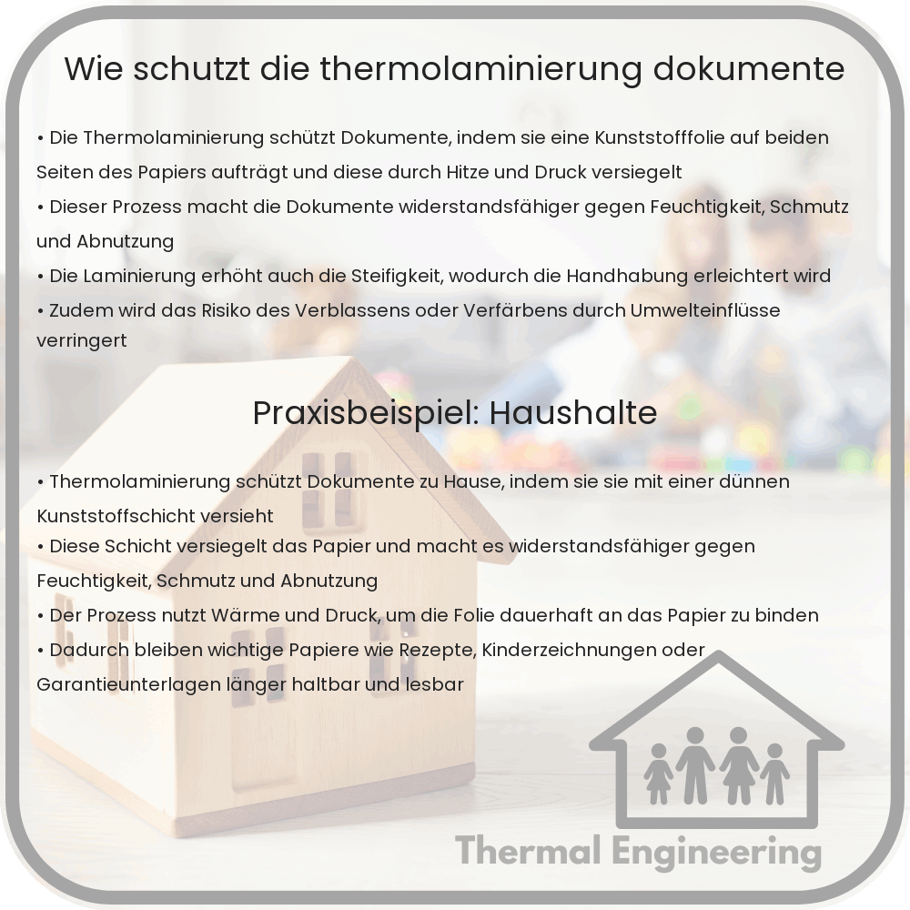 Wie schützt die Thermolaminierung Dokumente?