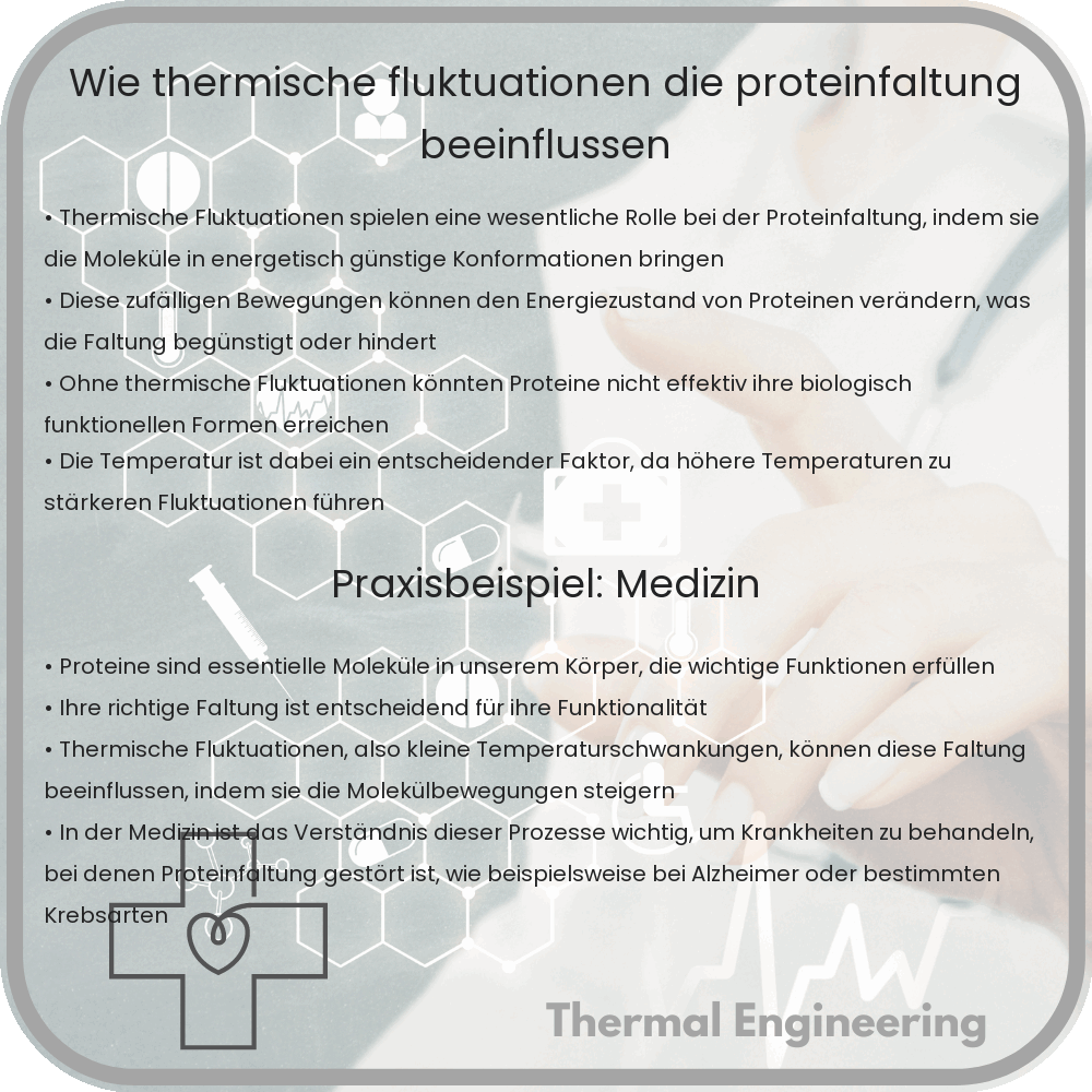 Wie thermische Fluktuationen die Proteinfaltung beeinflussen