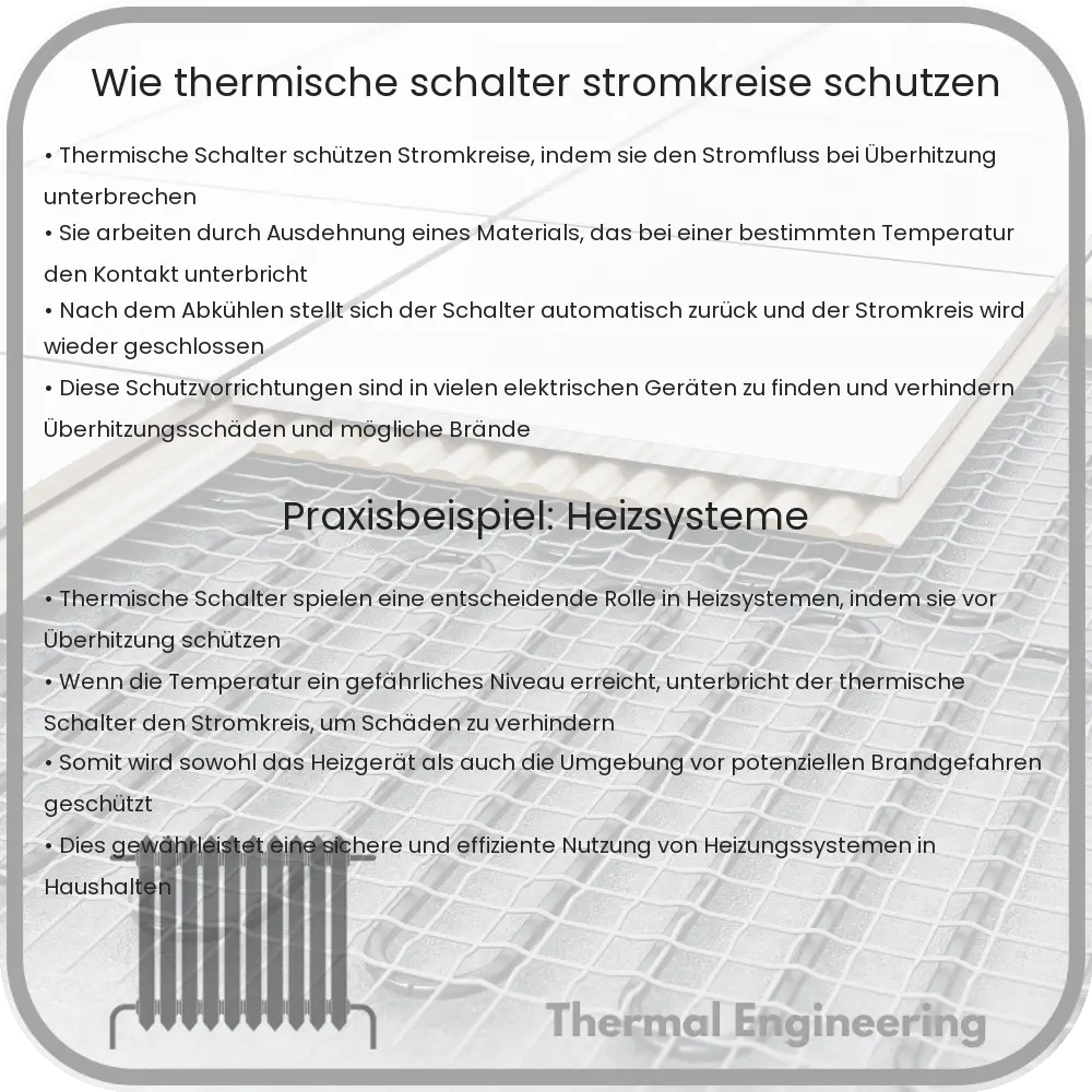 Wie thermische Schalter Stromkreise schützen