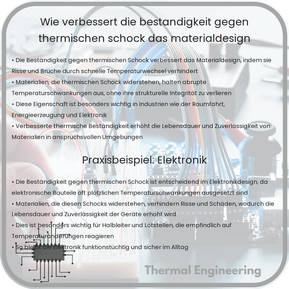 Wie verbessert die Beständigkeit gegen thermischen Schock das Materialdesign?