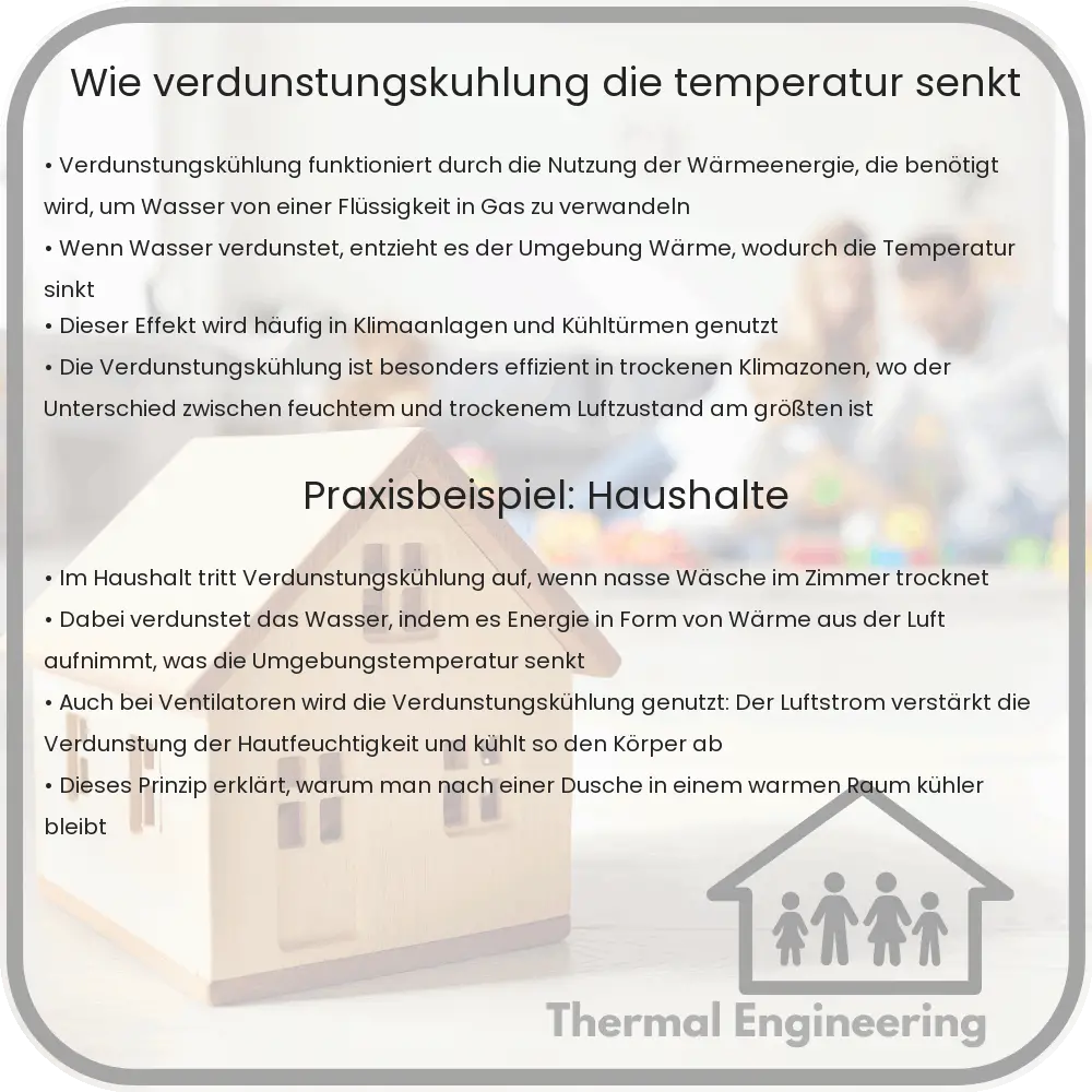 Wie Verdunstungskühlung Die Temperatur Senkt