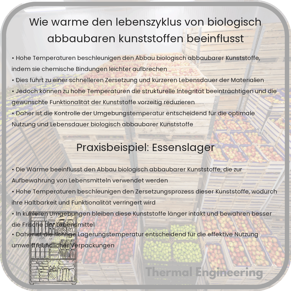 Wie Wärme den Lebenszyklus von biologisch abbaubaren Kunststoffen beeinflusst
