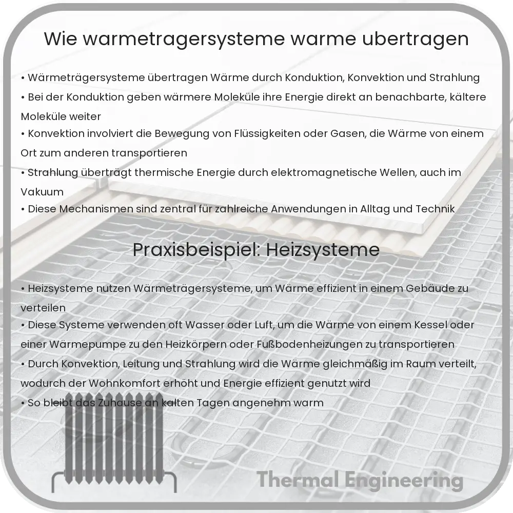 Wie Wärmeträgersysteme Wärme übertragen