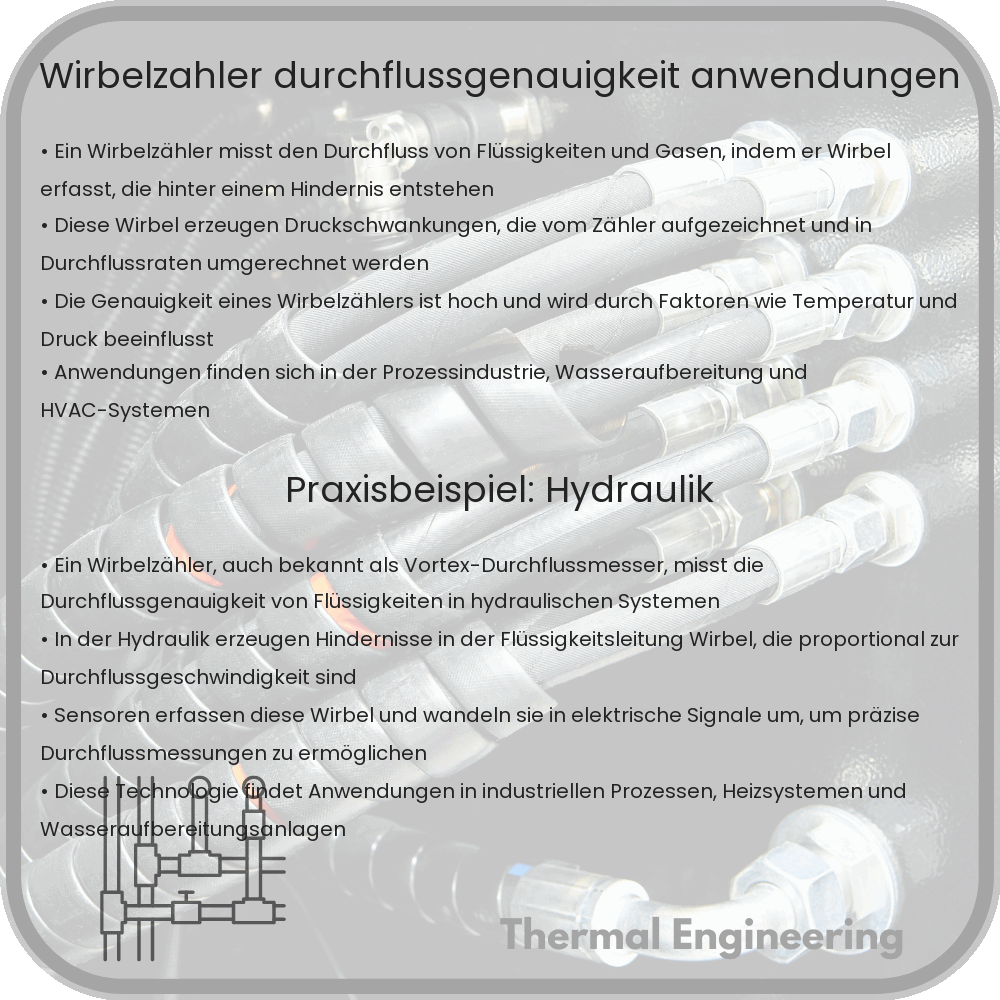 Wirbelzähler | Durchflussgenauigkeit & Anwendungen