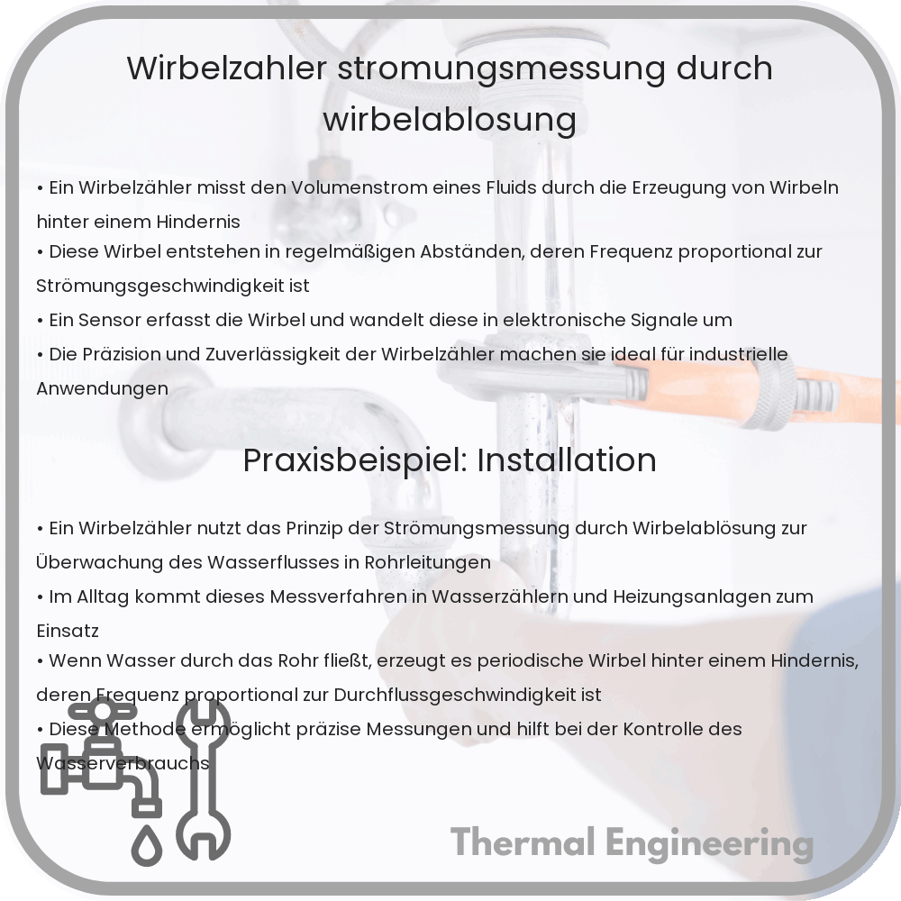 Wirbelzähler: Strömungsmessung durch Wirbelablösung