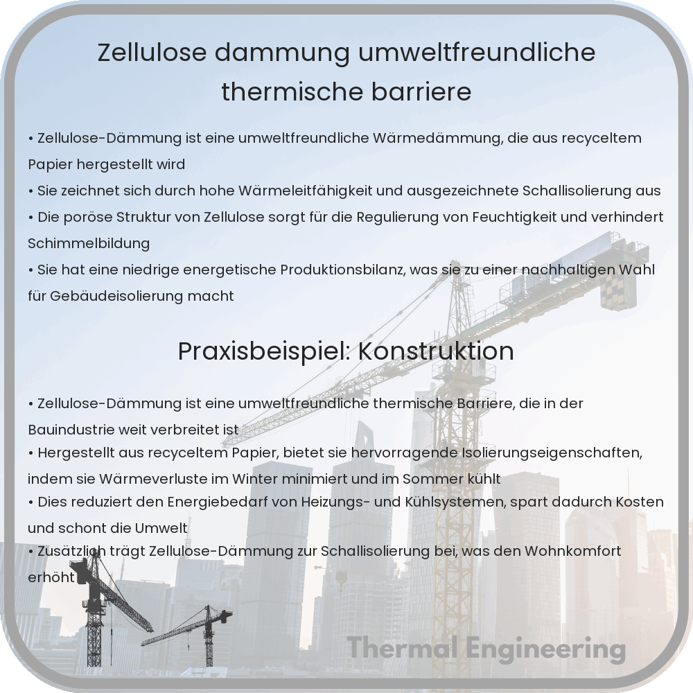 Zellulose-Dämmung | Umweltfreundliche, thermische Barriere