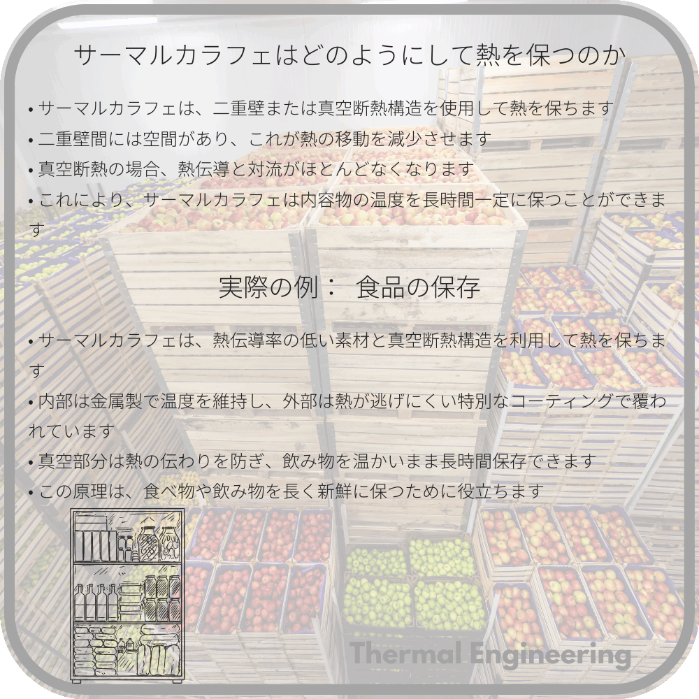 サーマルカラフェはどのようにして熱を保つのか