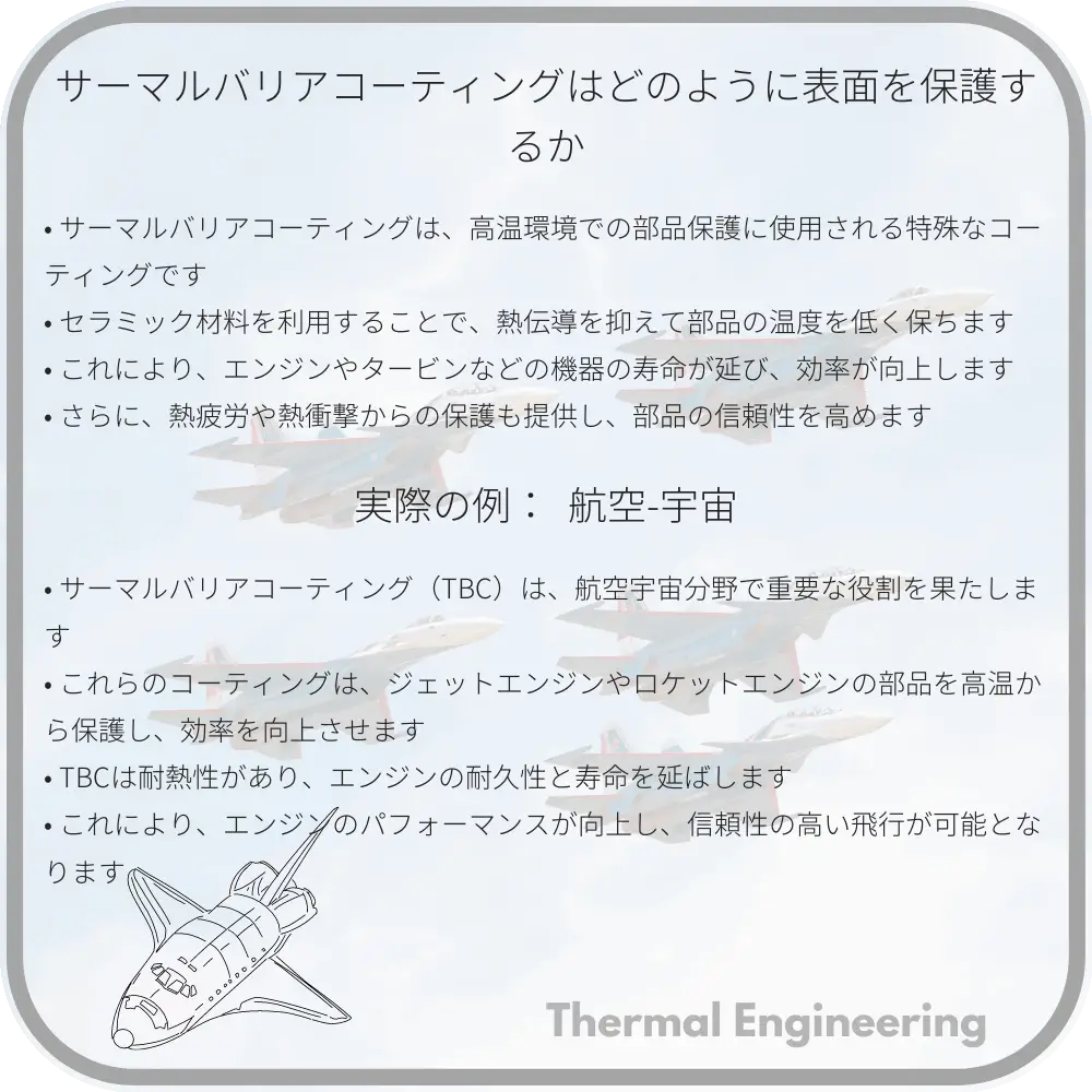 サーマルバリアコーティングはどのように表面を保護するか