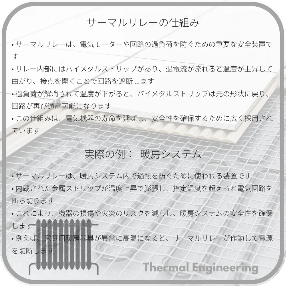 サーマルリレーの仕組み