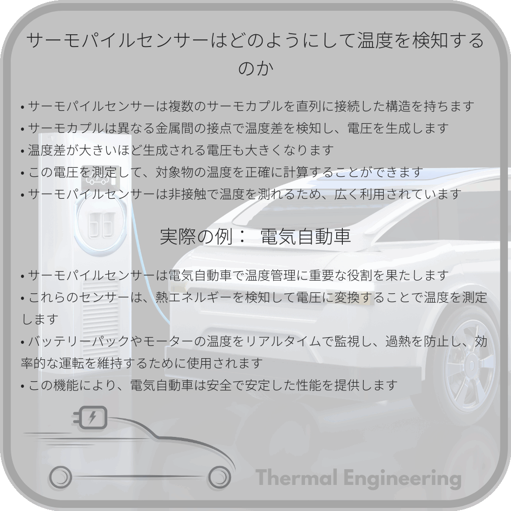 サーモパイルセンサーはどのようにして温度を検知するのか