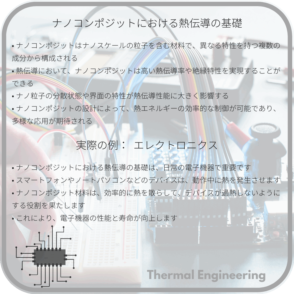 ナノコンポジットにおける熱伝導の基礎