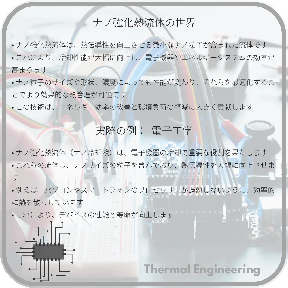 ナノ強化熱流体の世界