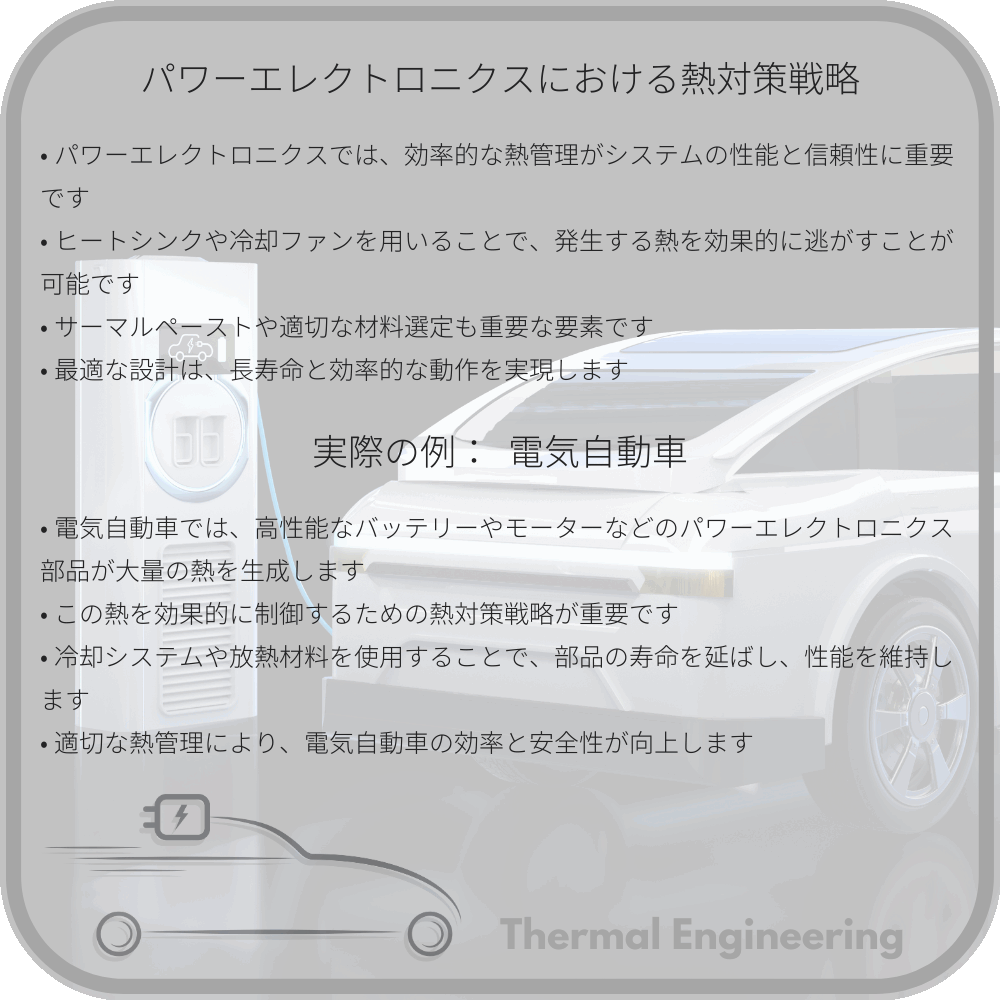 パワーエレクトロニクスにおける熱対策戦略