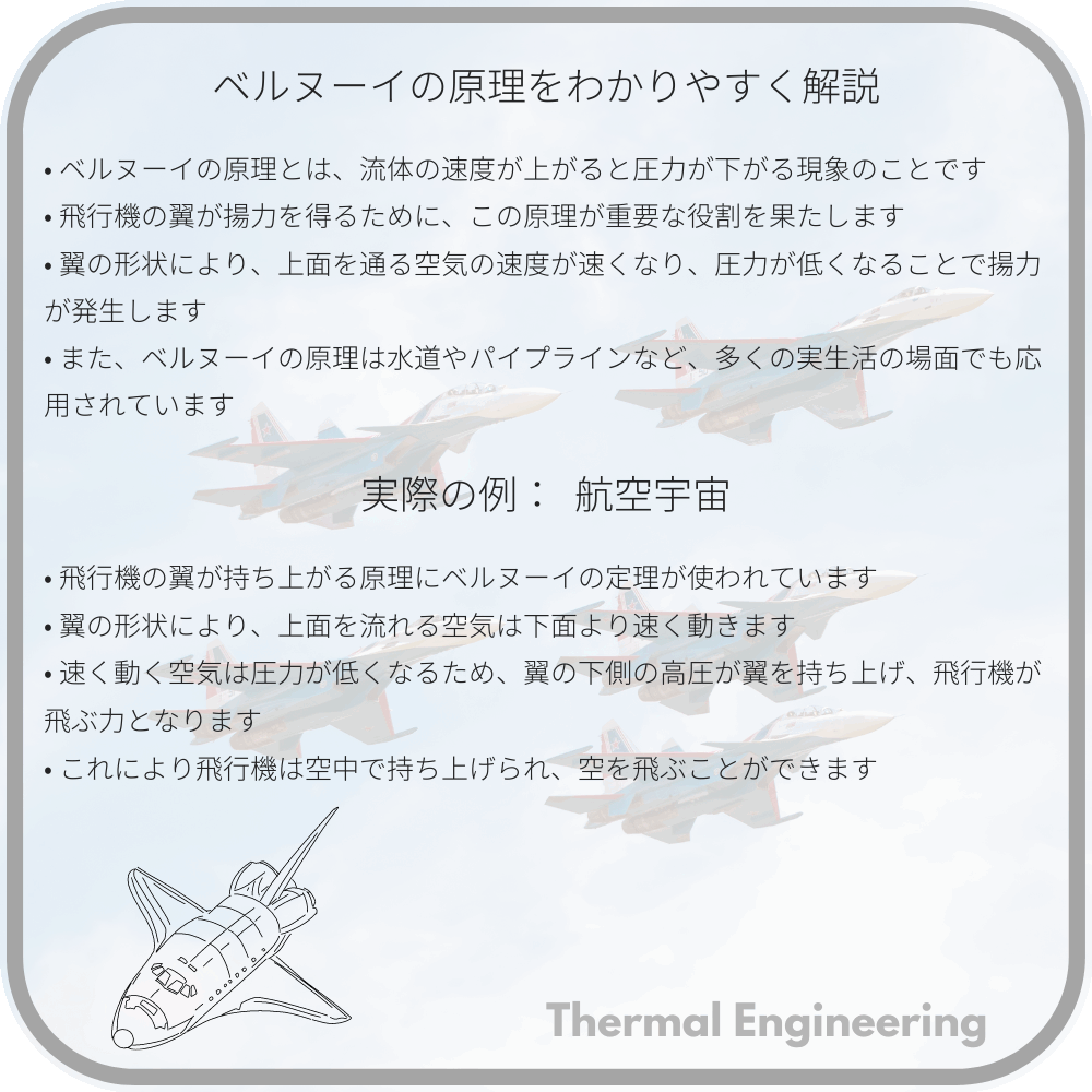 ベルヌーイの原理をわかりやすく解説